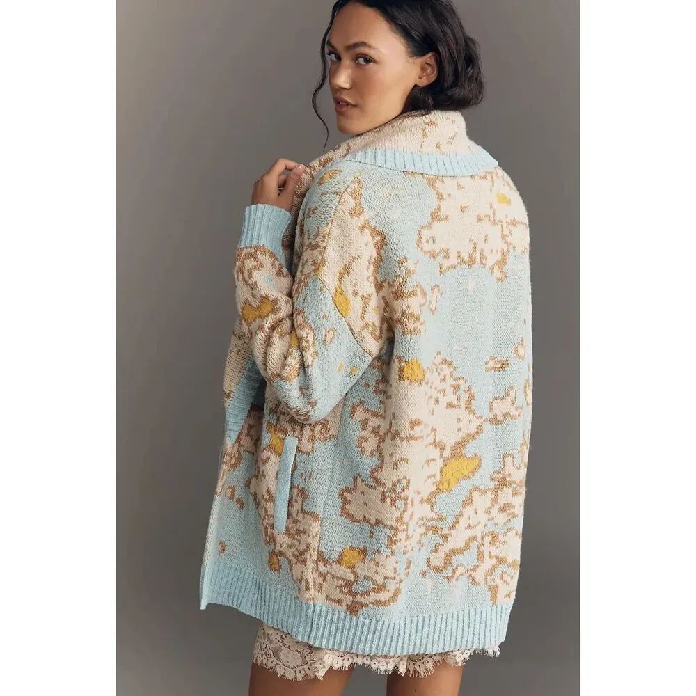Anthropologie Pilcro Oversized Open-Front Longline Cardigan Sweater $198 - Picture 3 of 6